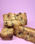 Chocolate Chip Cookie Caramel Slice