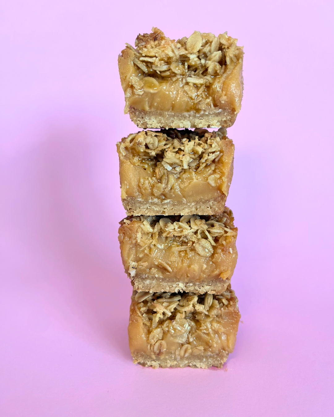 Sweet Golden Oat Caramel Slice